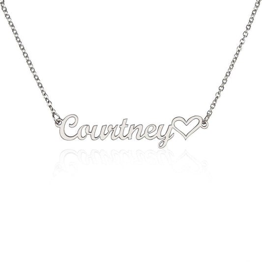 Name Heart Necklace - StarShineBox -