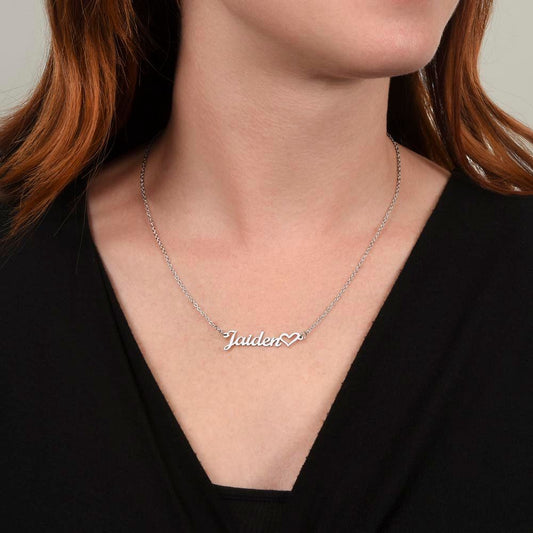 Name Heart Necklace - StarShineBox -